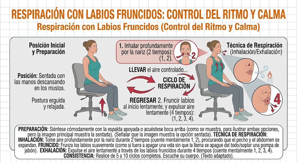 Respiración Labios Fruncidos